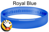 Royal Blue rubber bracelet